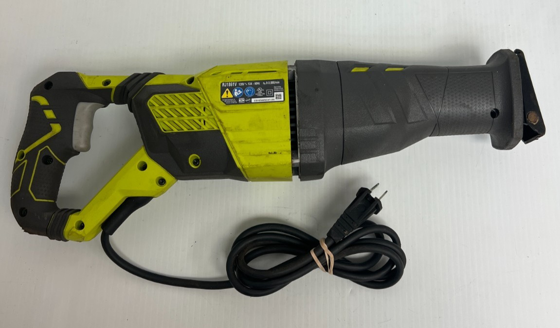 Ryobi RJ1861V 12-amp Reciprocating Saw Corded Electric Variable Speed