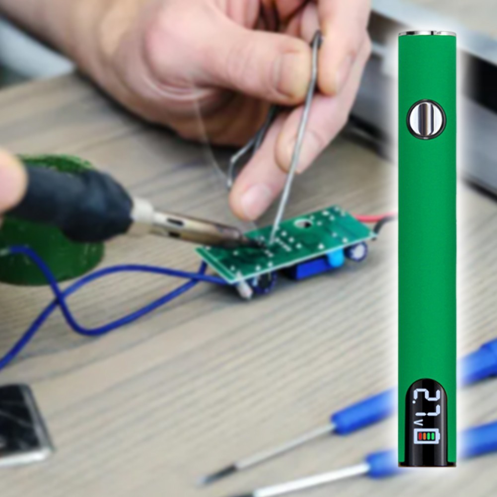 650mAh USB Cordless Soldering Iron Pen Digital Display 3-Temp Ceramic Heating US