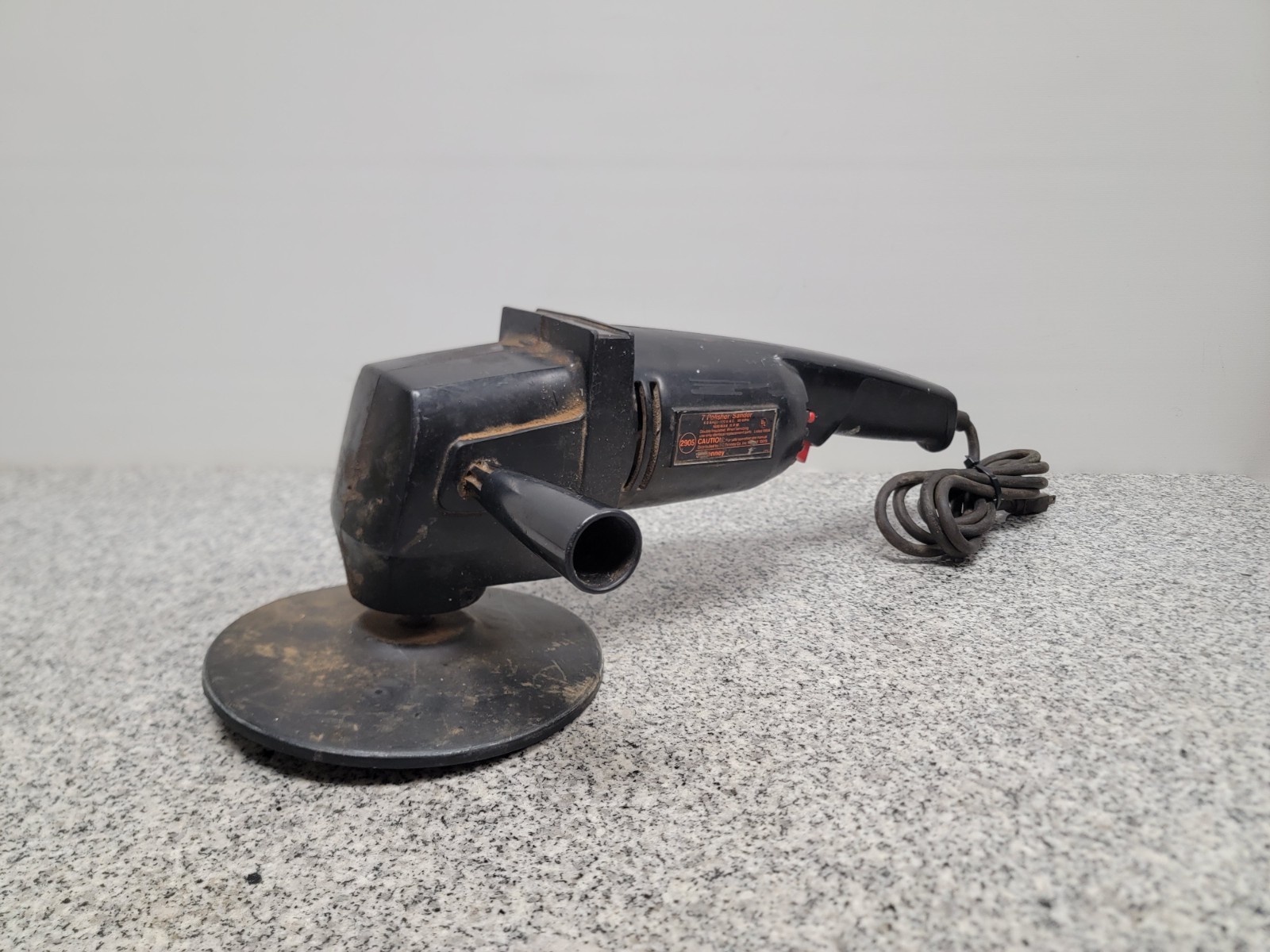 JCPenney 2905, 4A 120V 50/60Hz 1600RPM, 7” Polisher/Sander