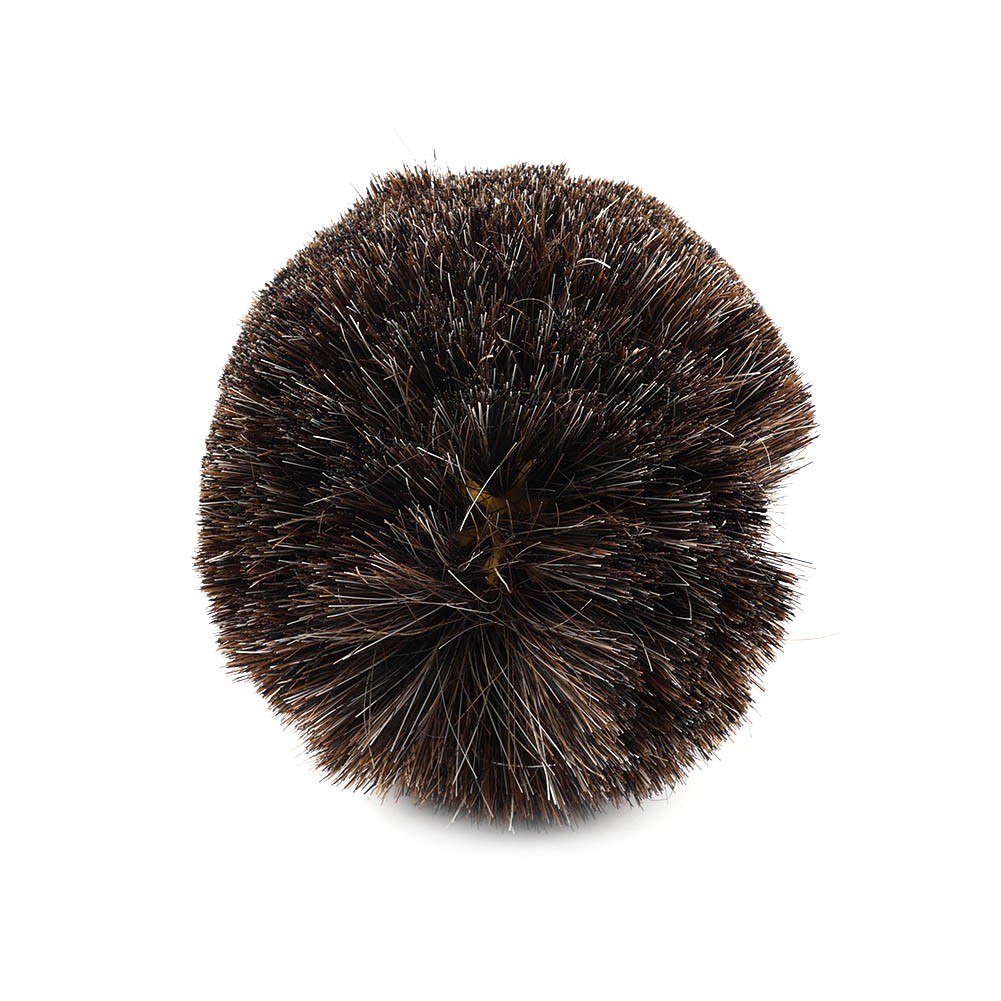 4&Prime; Horsehair Polishing Wheel Buffing Brush with Ball Head Wood Metal Rotary Tool