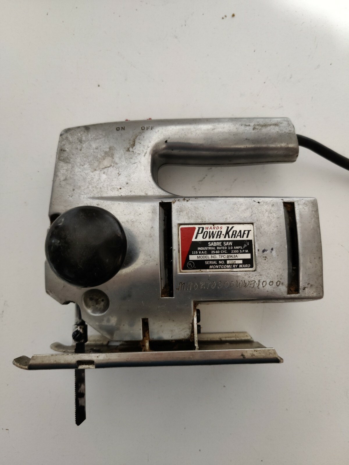 Montgomery Ward POWR KRAFT Sabre Saw Model TCP-8963A Works Great