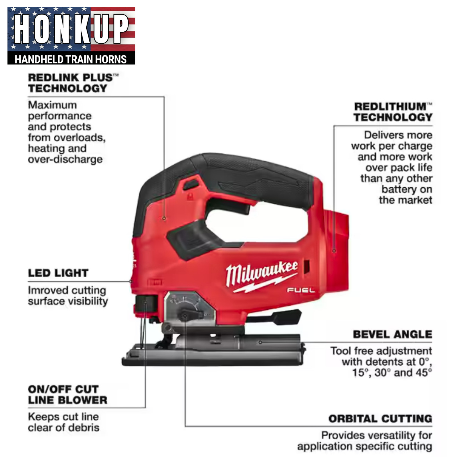 Milwaukee M18 FUEL 2737-20 Jigsaw Lithium-Ion Brushless Cordless NEW TOOL ONLY