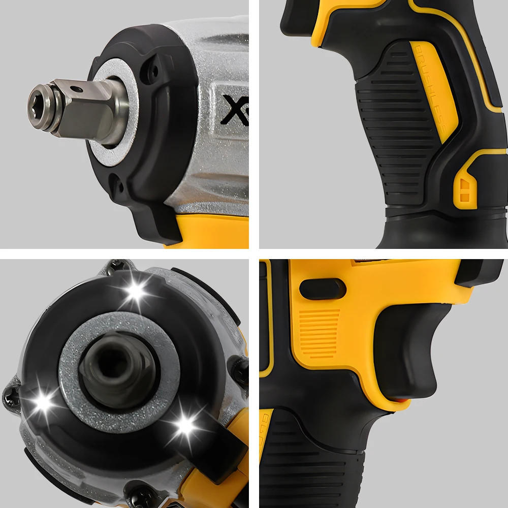DEWALT DCF880 20V Brushless Cordless Impact Wrench 205Nm 3250RPM LED