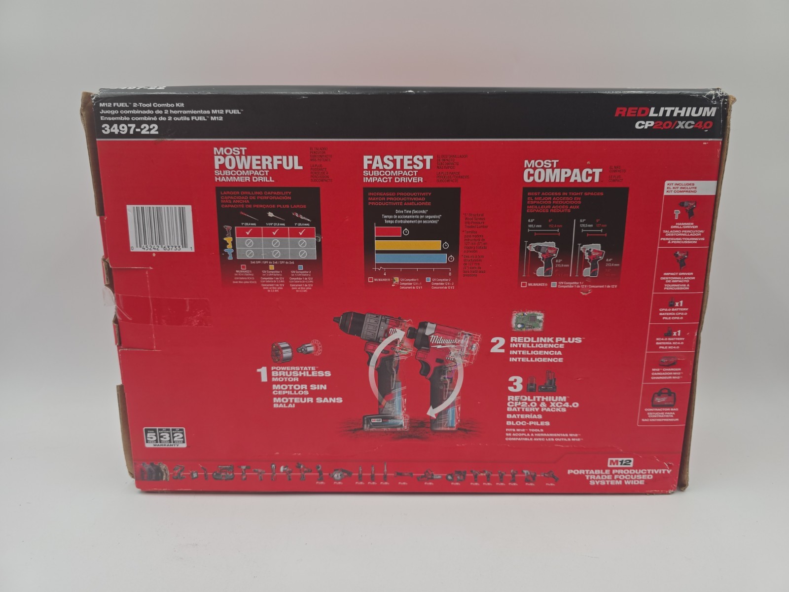 Milwaukee (3497-22) Impact Driver – Red