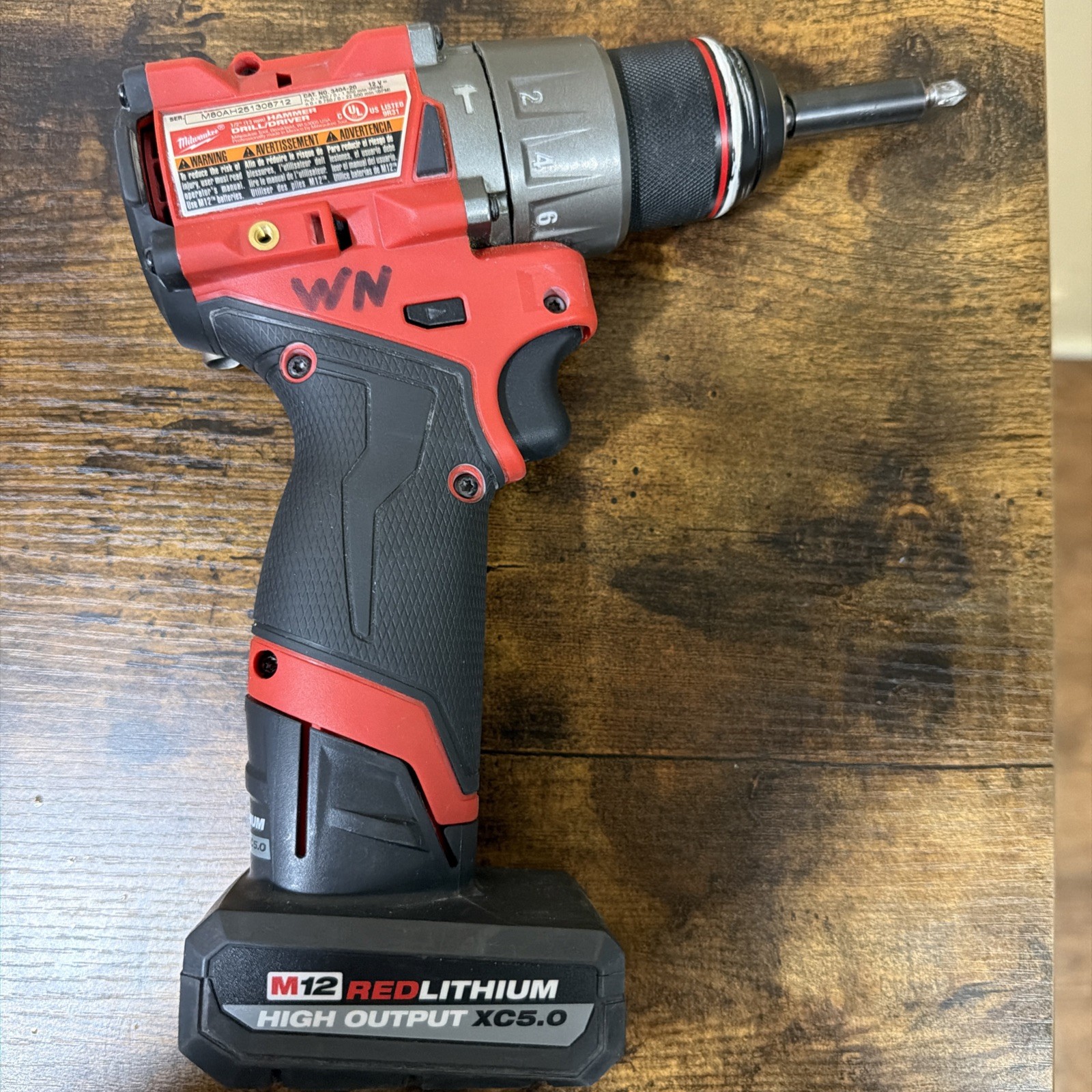 Milwaukee 3403-20 M12 FUEL Cordless 1/2 in. Drill/Driver – Red/Black