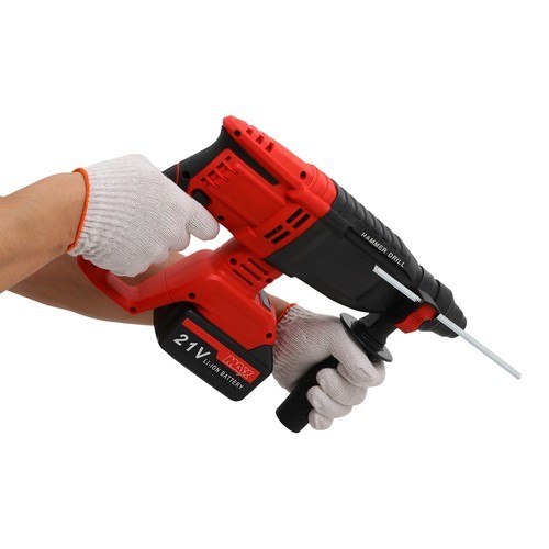 Cordless Brushless Hammer Drill for Concrete Demolition Portable Rotary Hammer