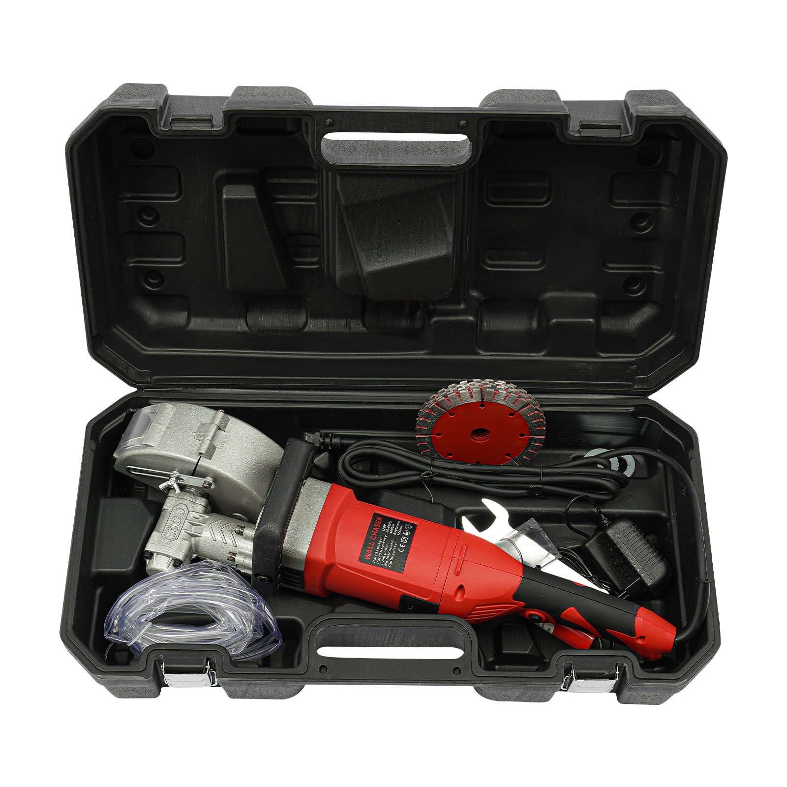 Electric Wall Groove Cutting Machine Concrete Wall Grooving Chaser w/5 Saw Blade