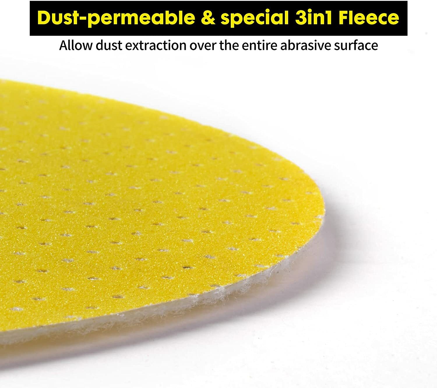 SATC 5PCS 9&Prime;(225mm) Multi-Hole Drywall Hook&Loop Sander Paper 40 Grit for Wood