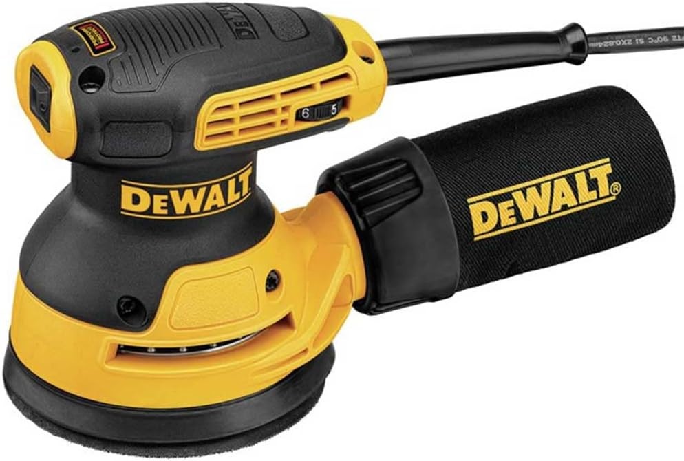 DEWALT DWE6423 5-Inch Random Orbit Sander 3Amp Variable Speed