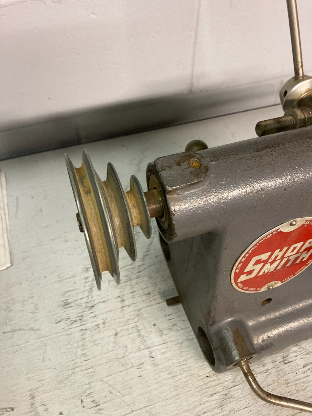 Shopsmith 10E Headstock w/Jacobs Chuck, Triple Pulley, & Craftsman Light