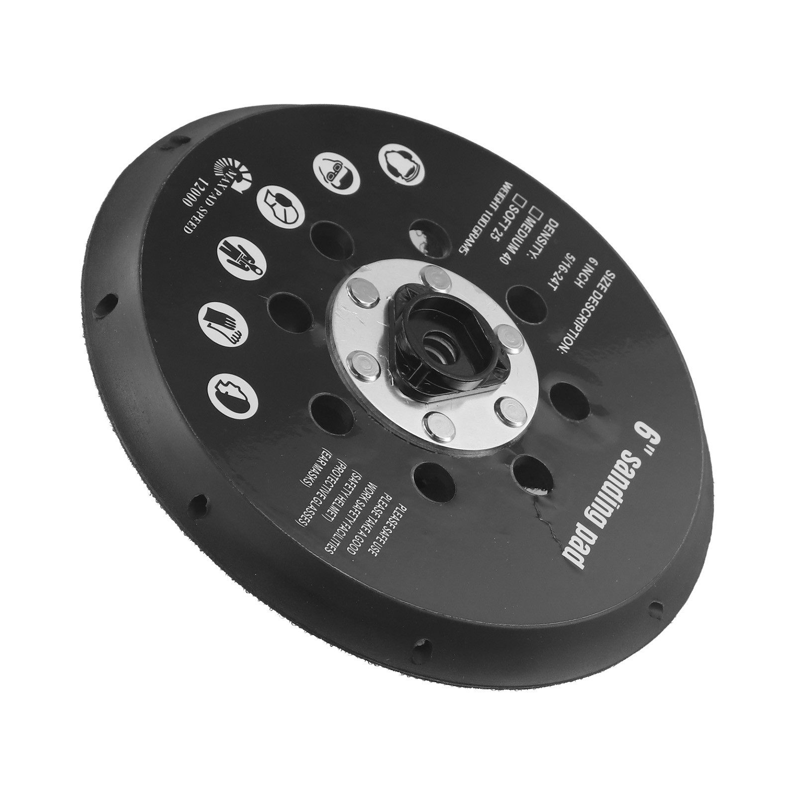 1pc 6 Inch 150mm 17 Holes Sander Backing Pad Grinding Sanding Pad Sanding Disc