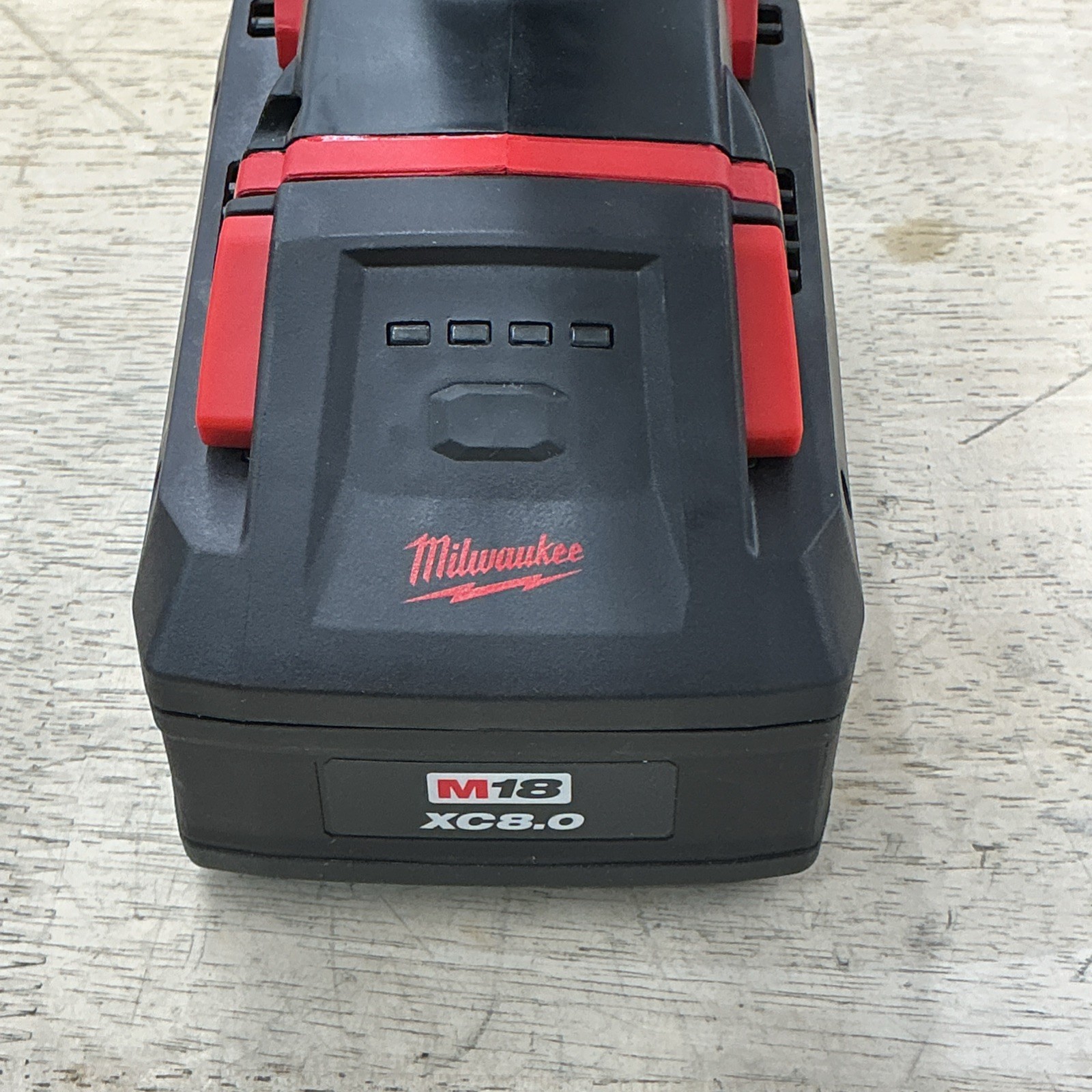 Milwaukee M18 2607-20 1/2in Hammer Drill w/ Red Lithium Forge XC8.0 Battery