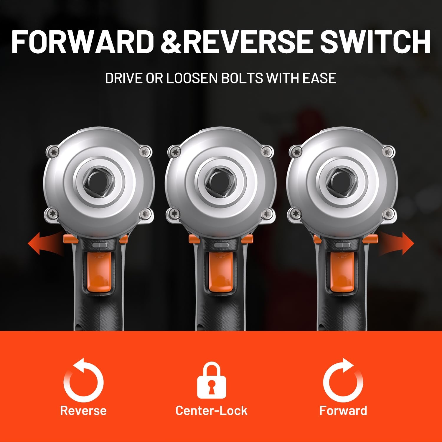 LiTHELi 20V Cordless Impact Wrench Kit with 2.0Ah Battery, 1/2&Prime; Hog Ring Impa…