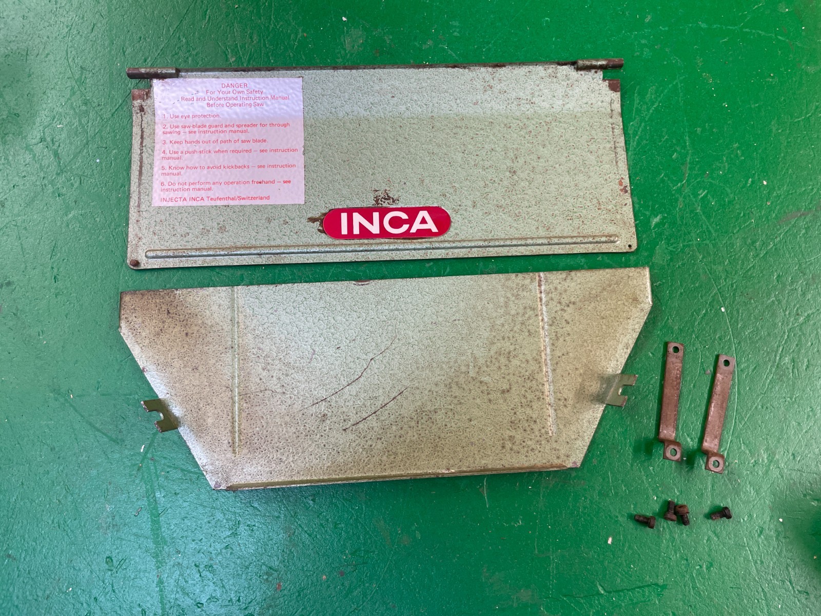 Arbor Blade Cover – Inca 341.018 Table Saw