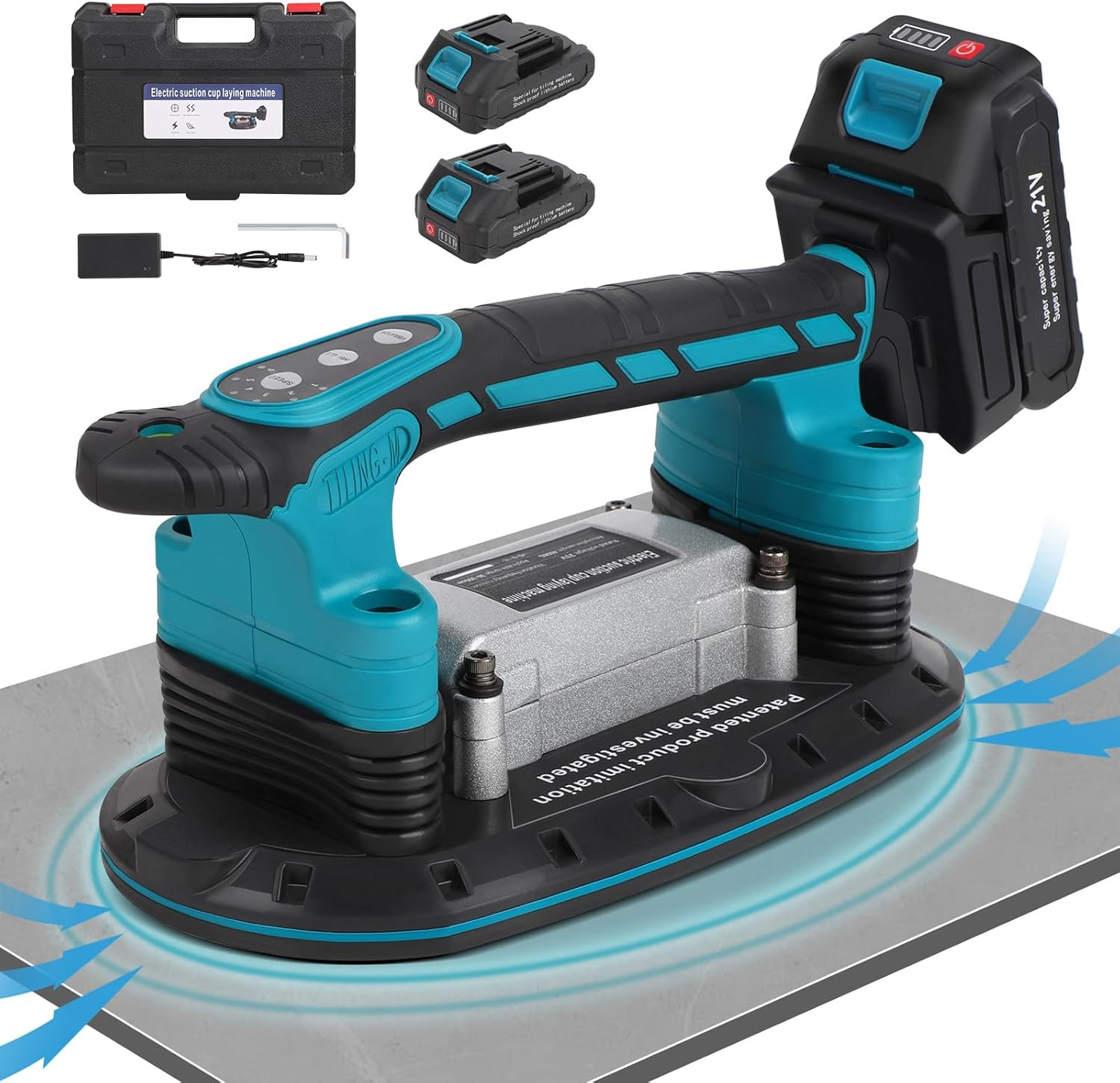 Tile Vibration Machine Installation Tool for Makita 18V Battery, Handheld Automa
