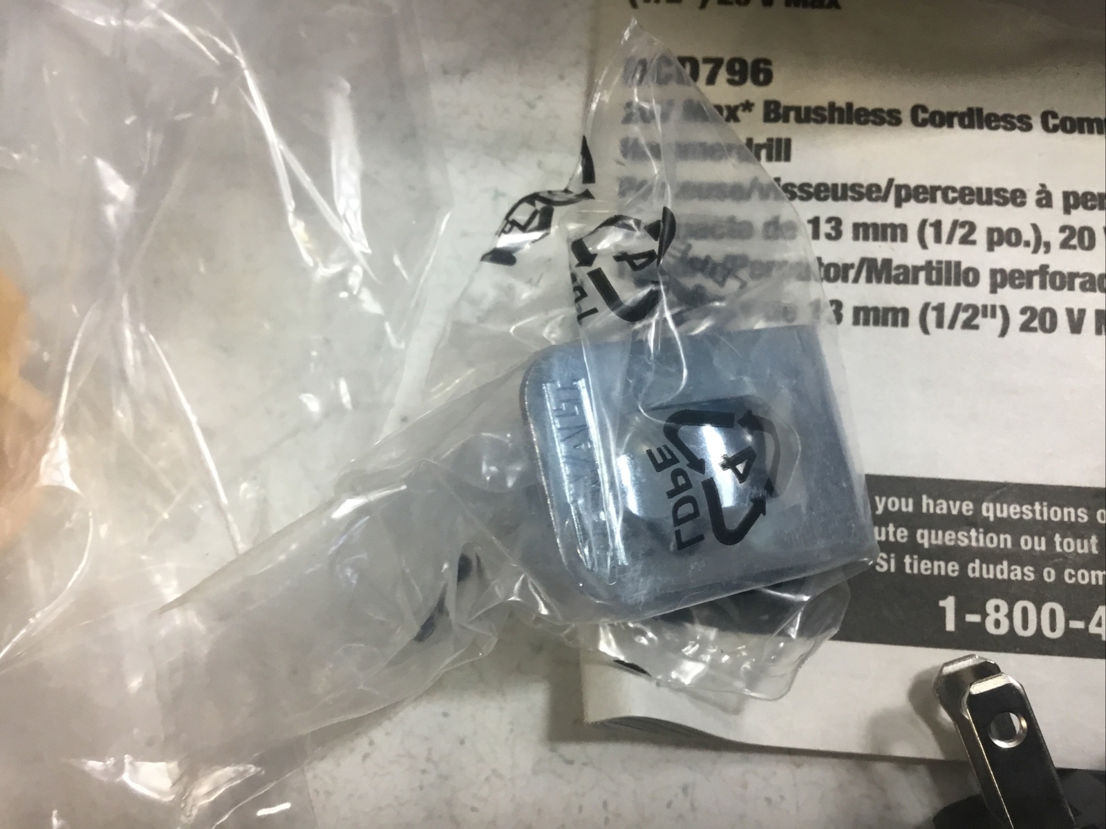 OEM DEWALT DCD796 20V 4AH Cordless Compact Hammer Drill Driver Charger Bag Kit