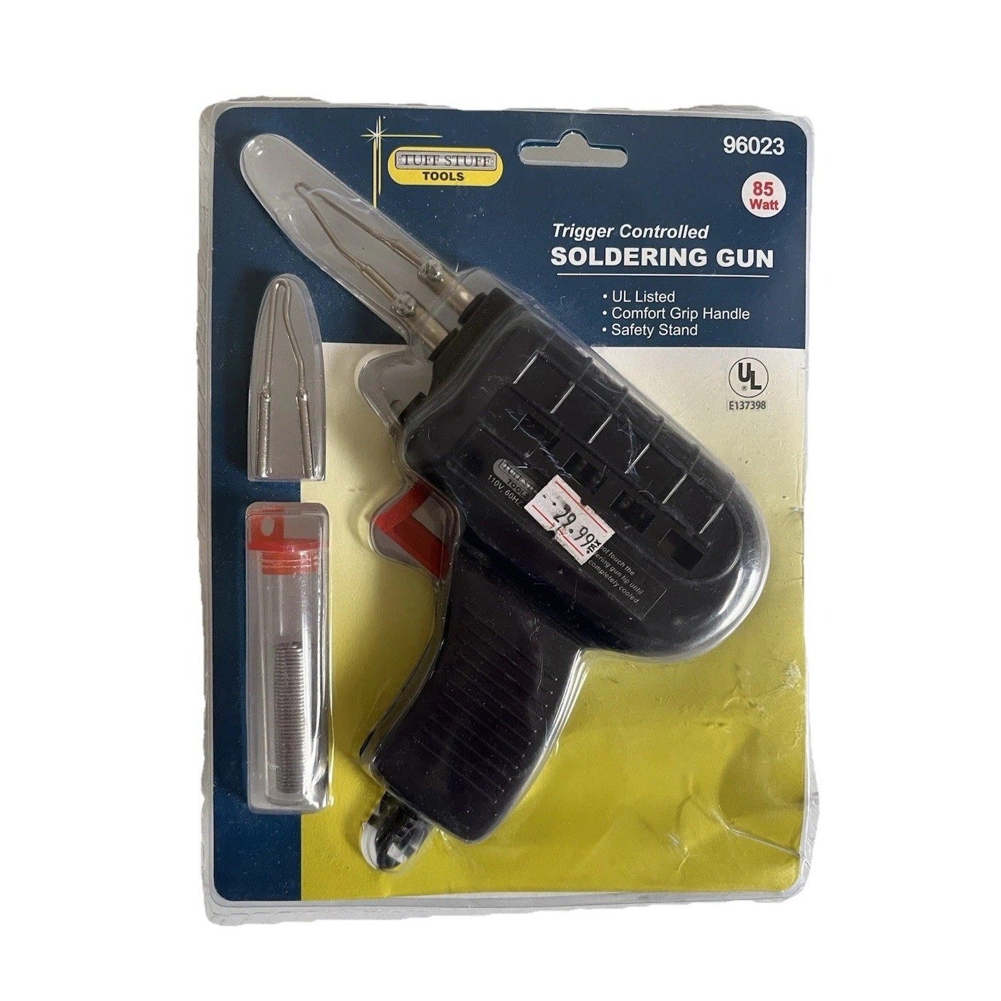 New Tuff Stuff Tools 85 Watt Trigger Controlled Soldering Gun Kit sealed package