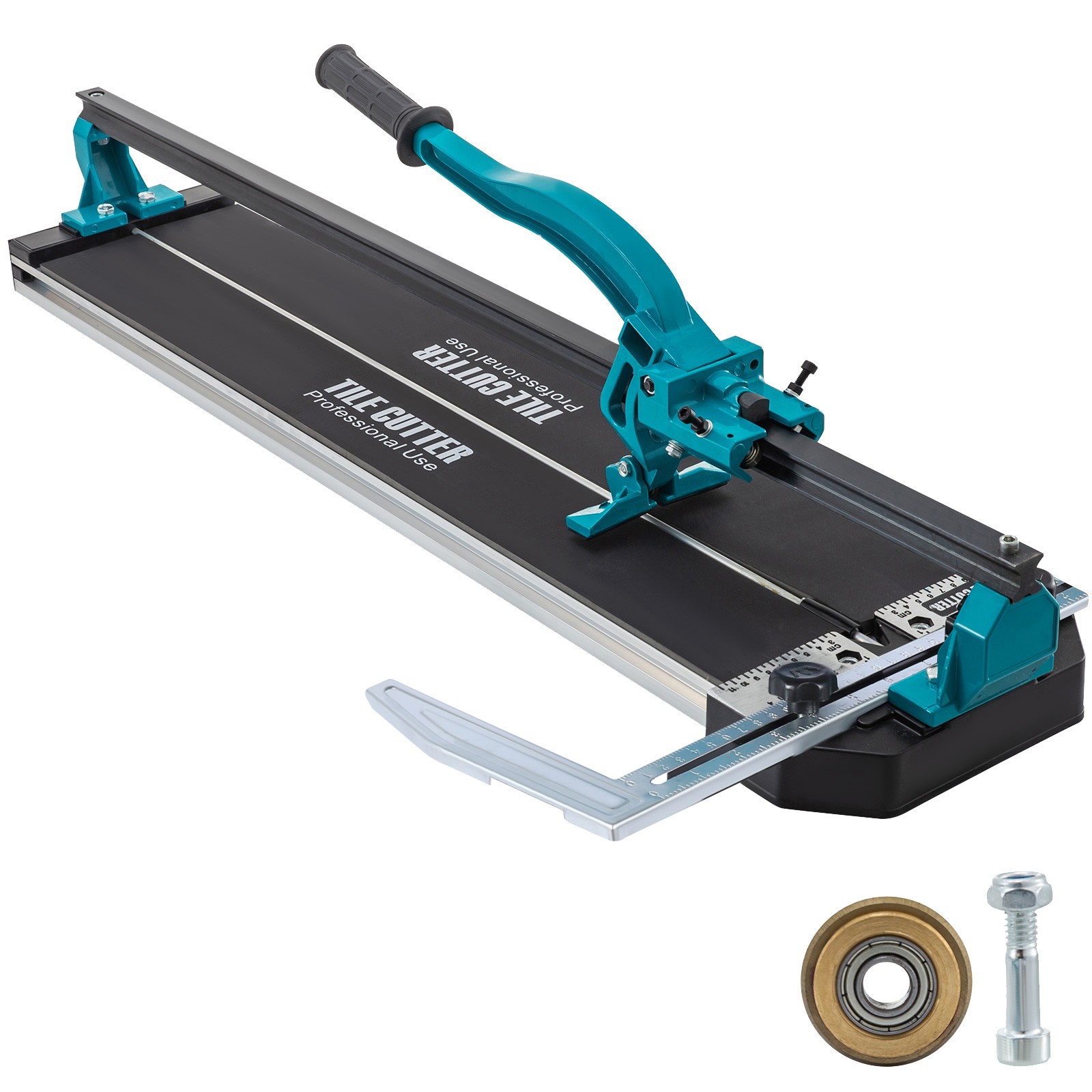 Heavy Duty Tile Cutter 3/5inch Cap 31inch Blue w/ Precise Laser Positioning