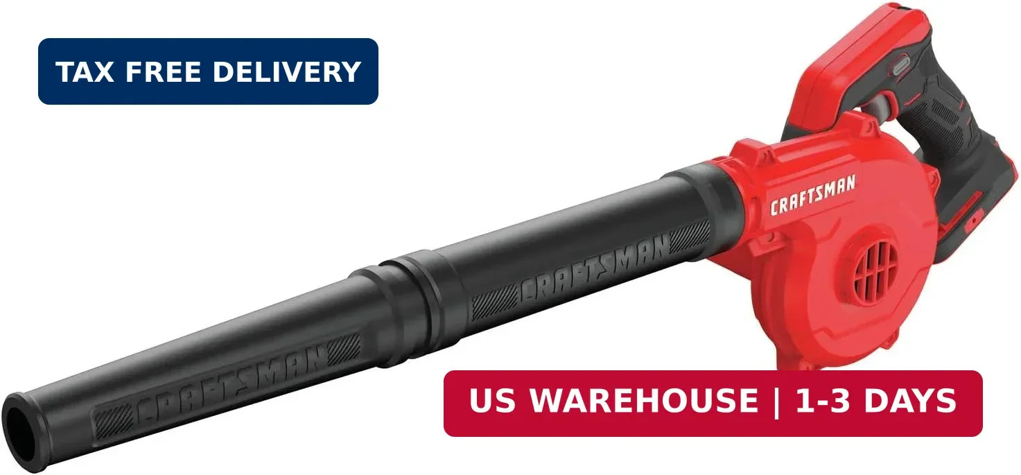 CRAFTSMAN V20 Cordless Leaf Blower, 125 mph, Bare Tool Only (CMCBL0100B)
