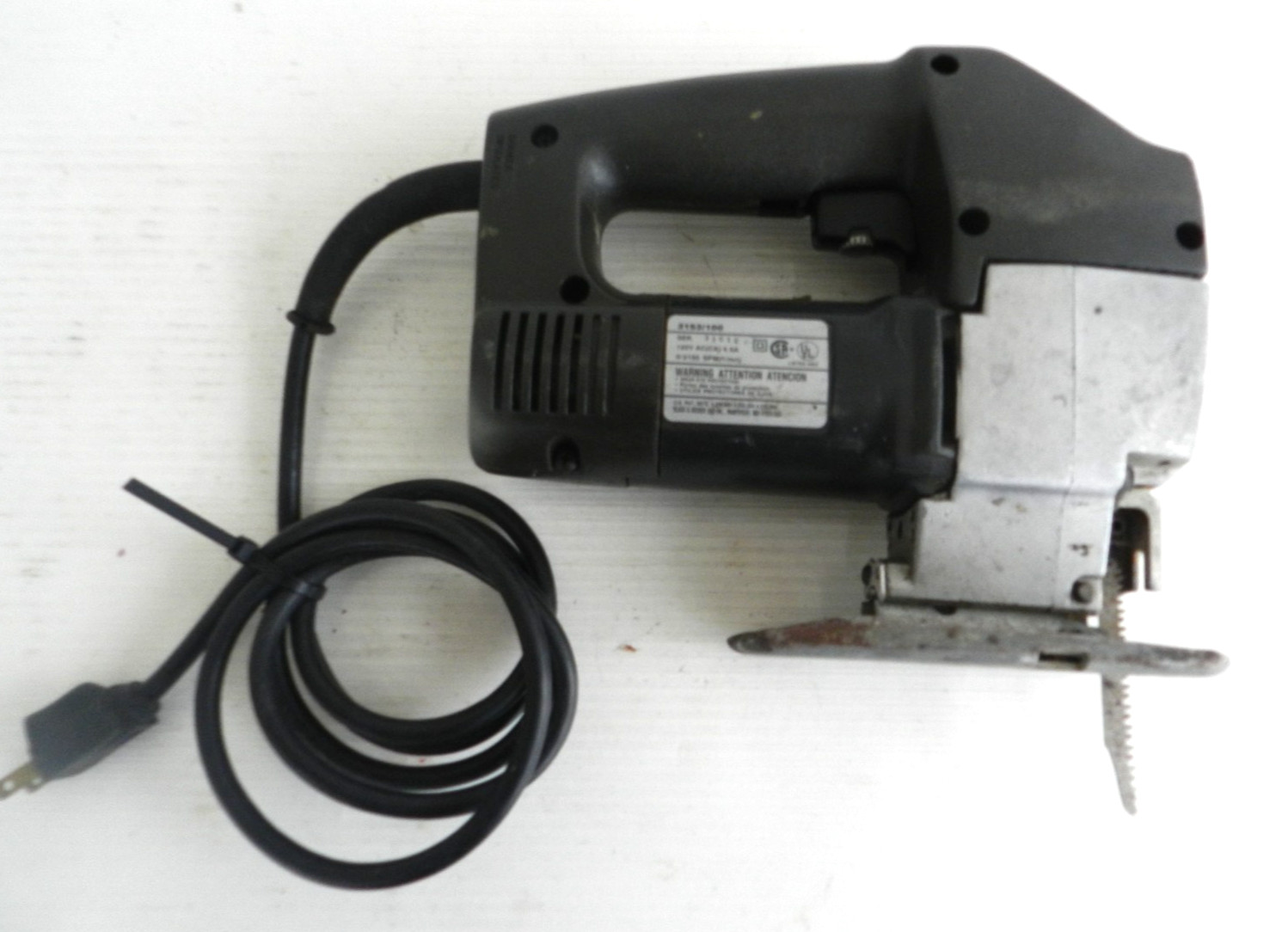 Black &Decker Professional Jig Saw Model 3153/100 4.5 Amps 0-3100 Spm USA+Blades