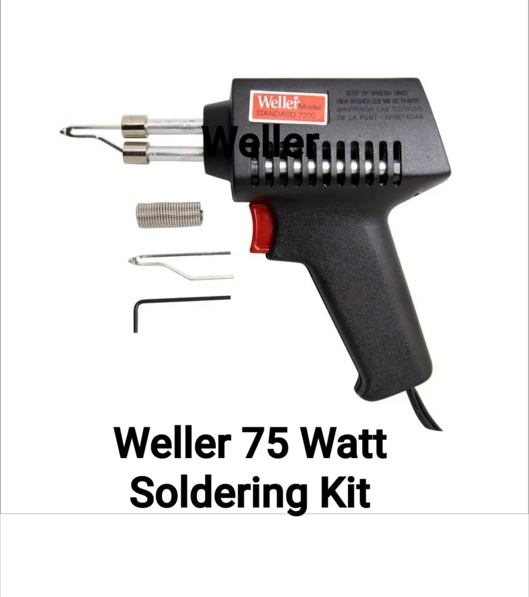 Weller Corded Soldering Gun Kit 75 watts 7200PKS 750°F/ 400°C. Brand New