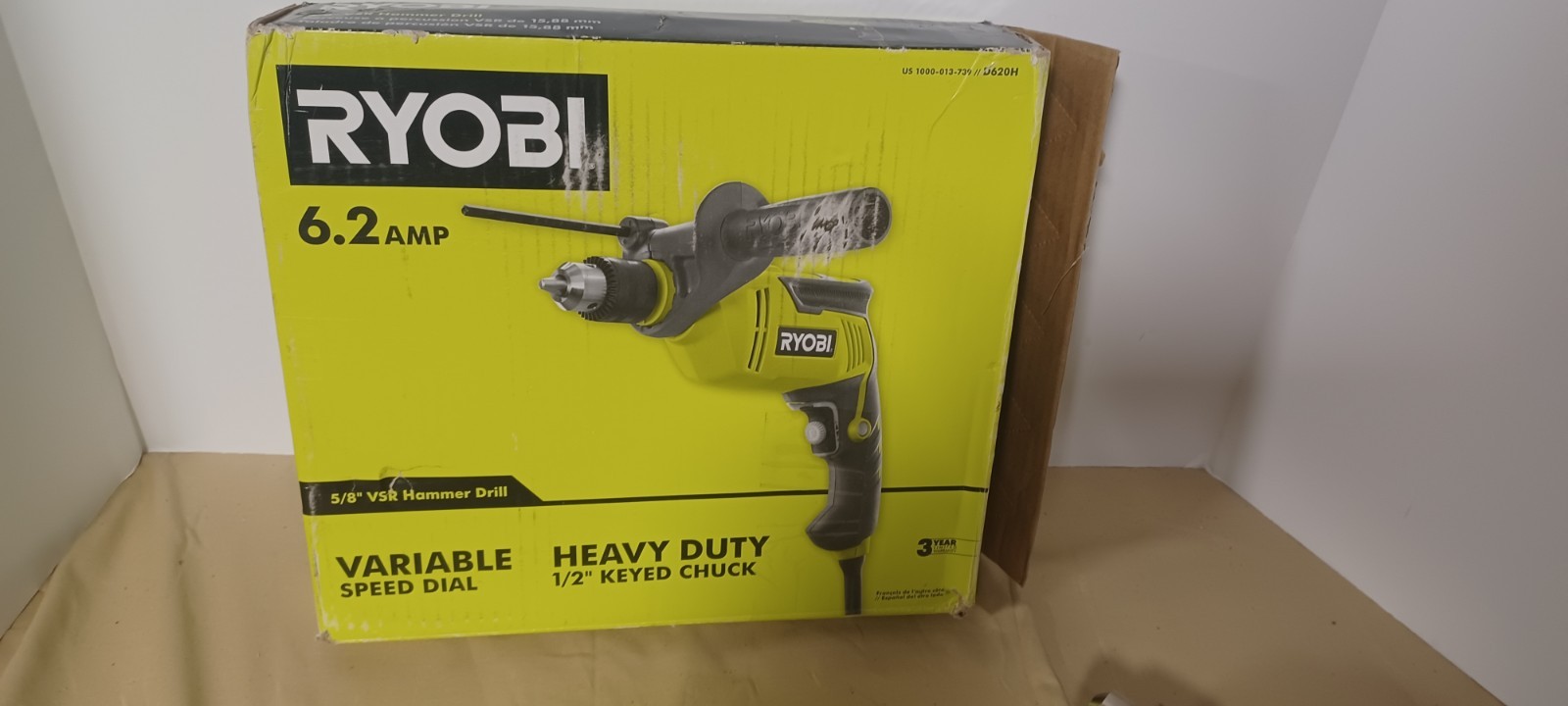 Ryobi 5/8 in. VSR Hammer Drill