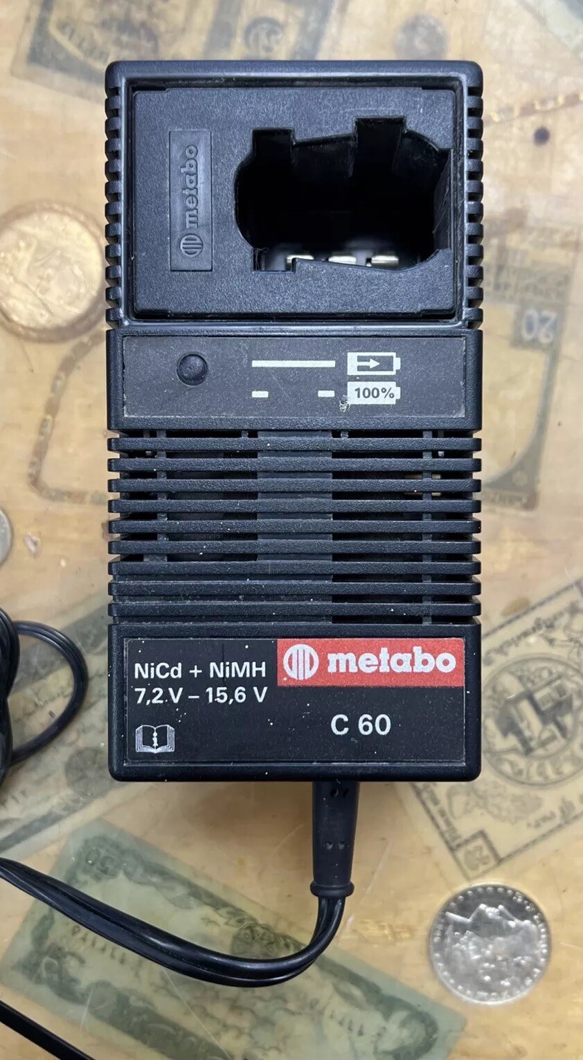 Metabo Lot: PowerMaxx BS 12 Impuls + C 60 w/LC40 Charger/ +2 Batteries