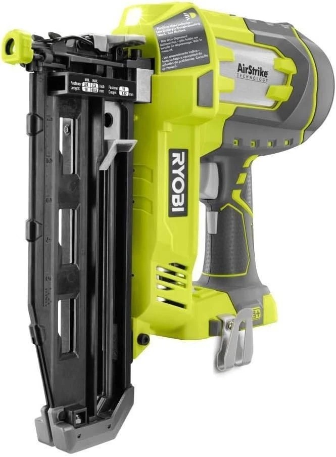 Cordless Finish Nailer Lithium Ion 16-Gauge Power Tool for Trim and Molding