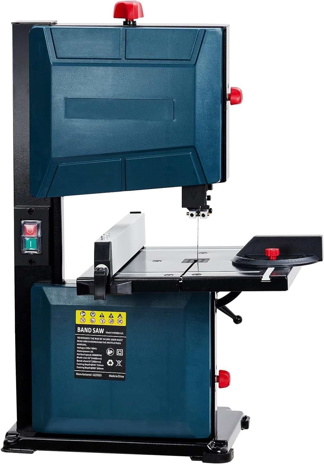 🔴3-Amp & 8-Inch Bandsaw Saw For Cutting Wood with Fence and Miter Gauge 1800FPM