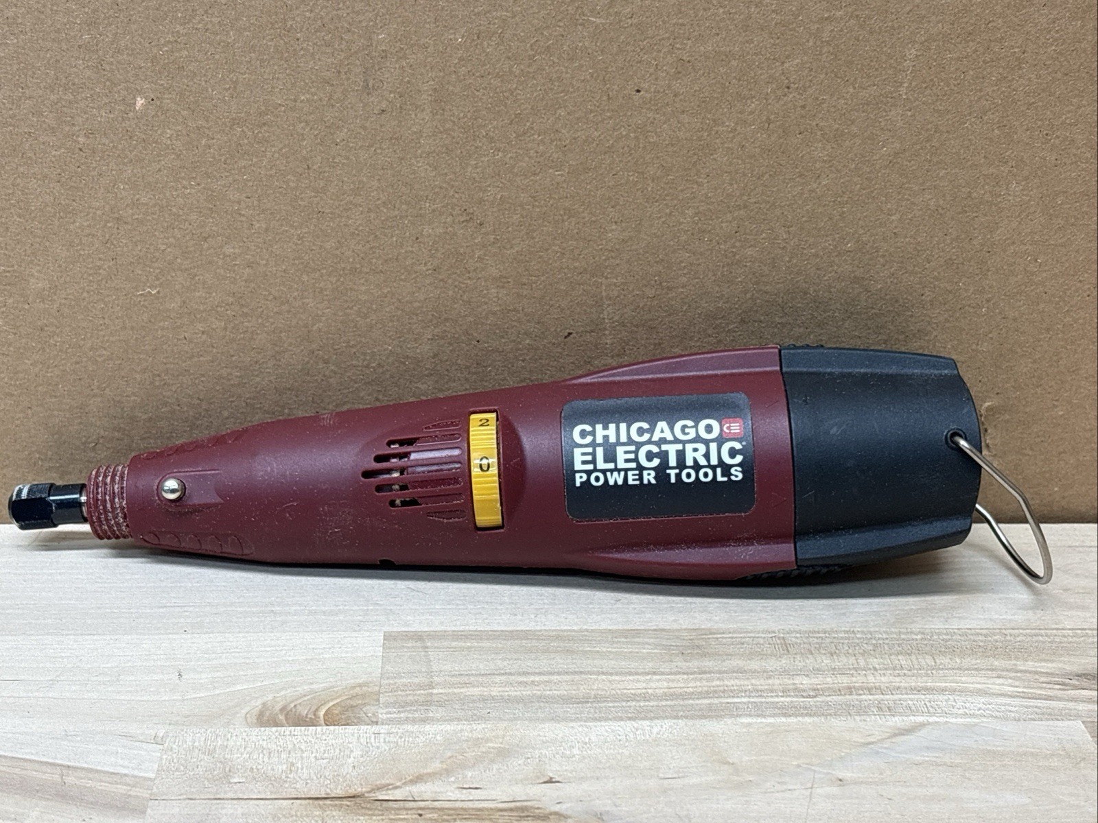 Chicago Electric 9.6V Cordless Rotary Tool Kit 63389 Tested Working, no charger