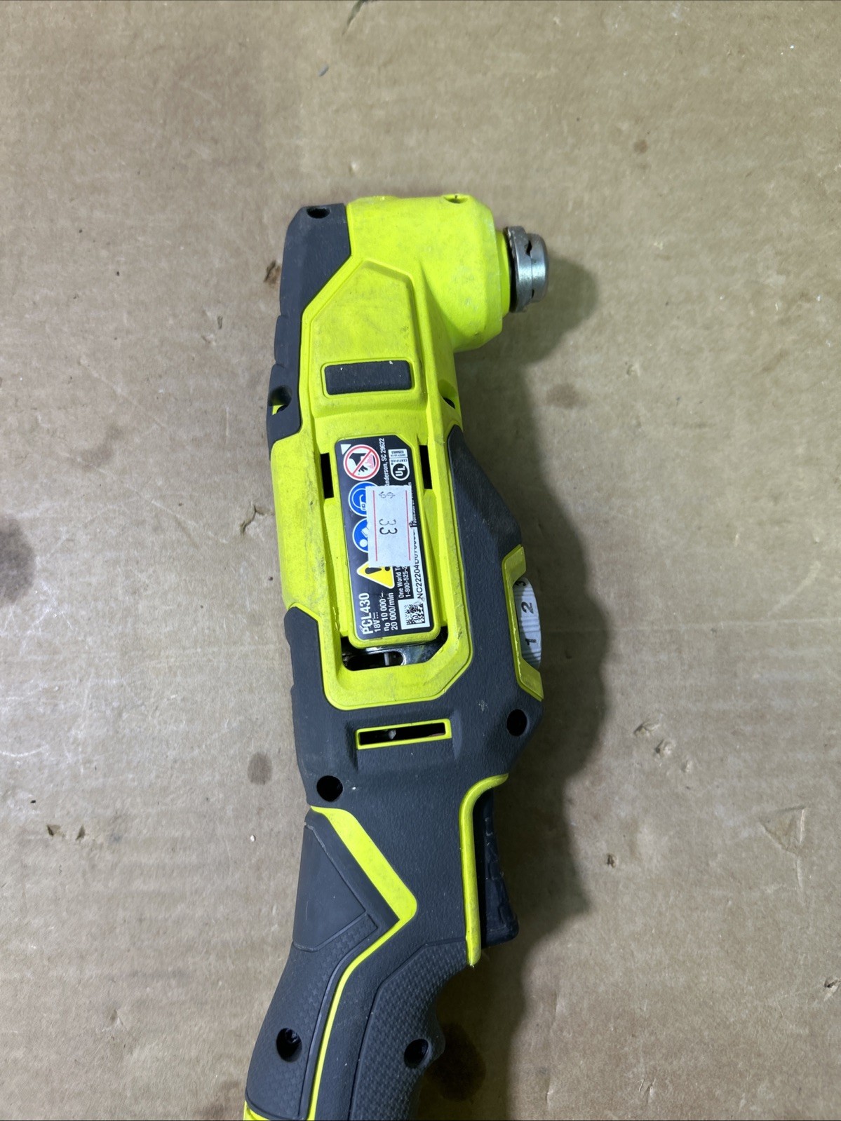 Ryobi ONE+ PCL430B 18V Oscillating Multi-Tool. Tool Only H7
