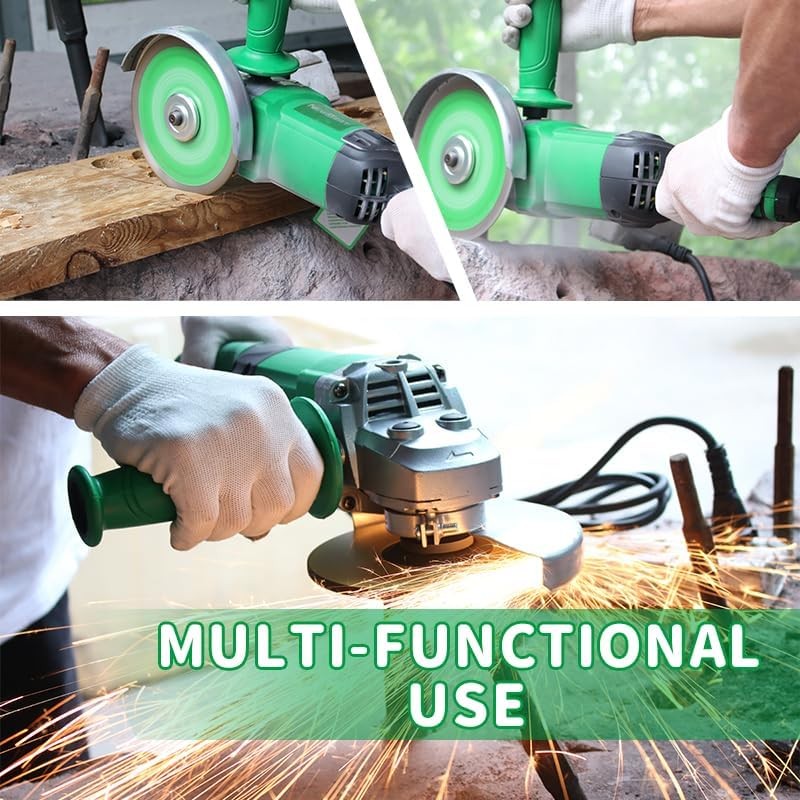 Professional Angle Grinder Electric Power Tool Metal Cutting Concrete Masonry
