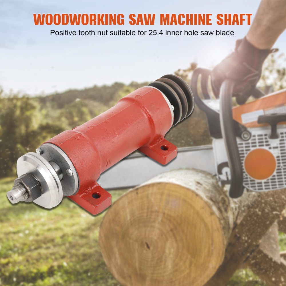 Woodworking Machinery Table Saw 206 Saw Machine Shaft Assembly 350mm Steel 380V