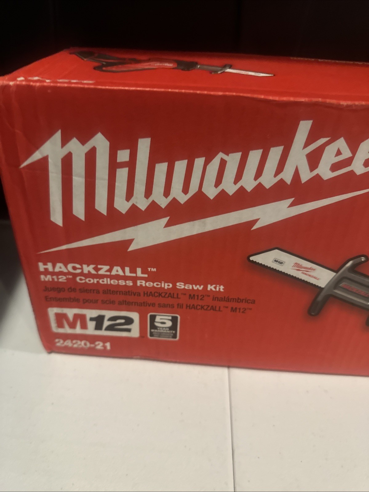 Milwaukee Tool 2420-21 M12 Hackzall Recip Saw Kit