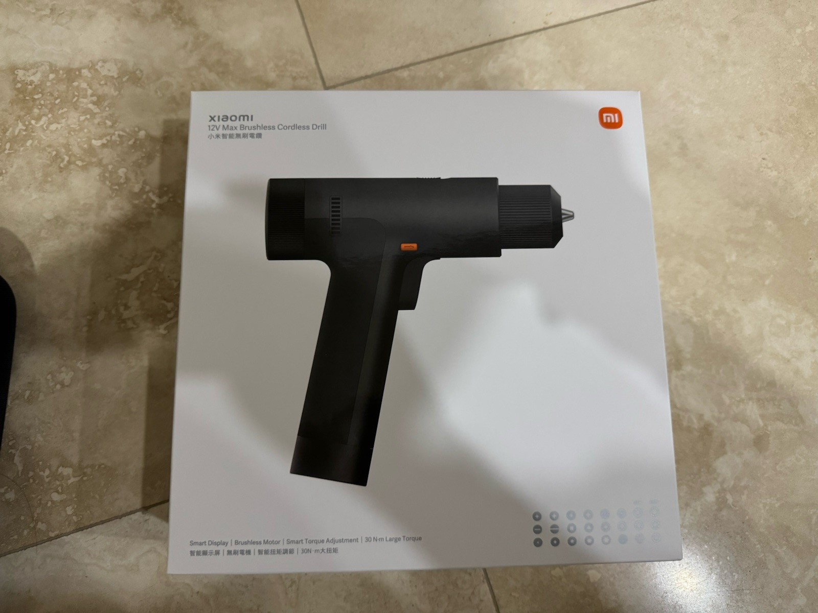 Xiaomi Electric Drill Brushless Cordless LED Screen 30N-m Torque Screwdriver Set