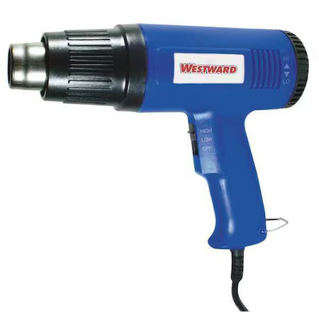Westward 4Hwk1 Heat Gun, Corded Powered, 120V Ac, Variable Temp. Setting,