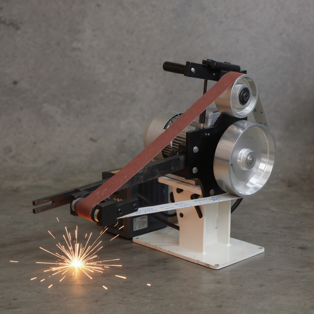 110V Belt Grinder Sander 2×70.86&Prime; Various Speed Sander for Arc/Flat/Concave