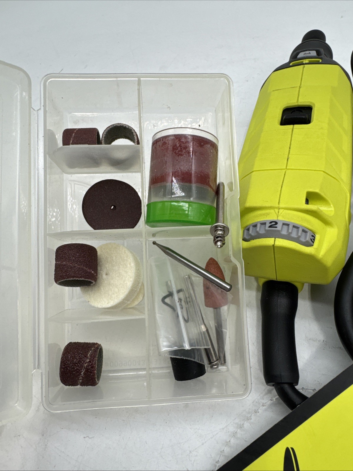 Ryobi RRT100 35000 RPM Rotary Tool Kit – Yellow R597