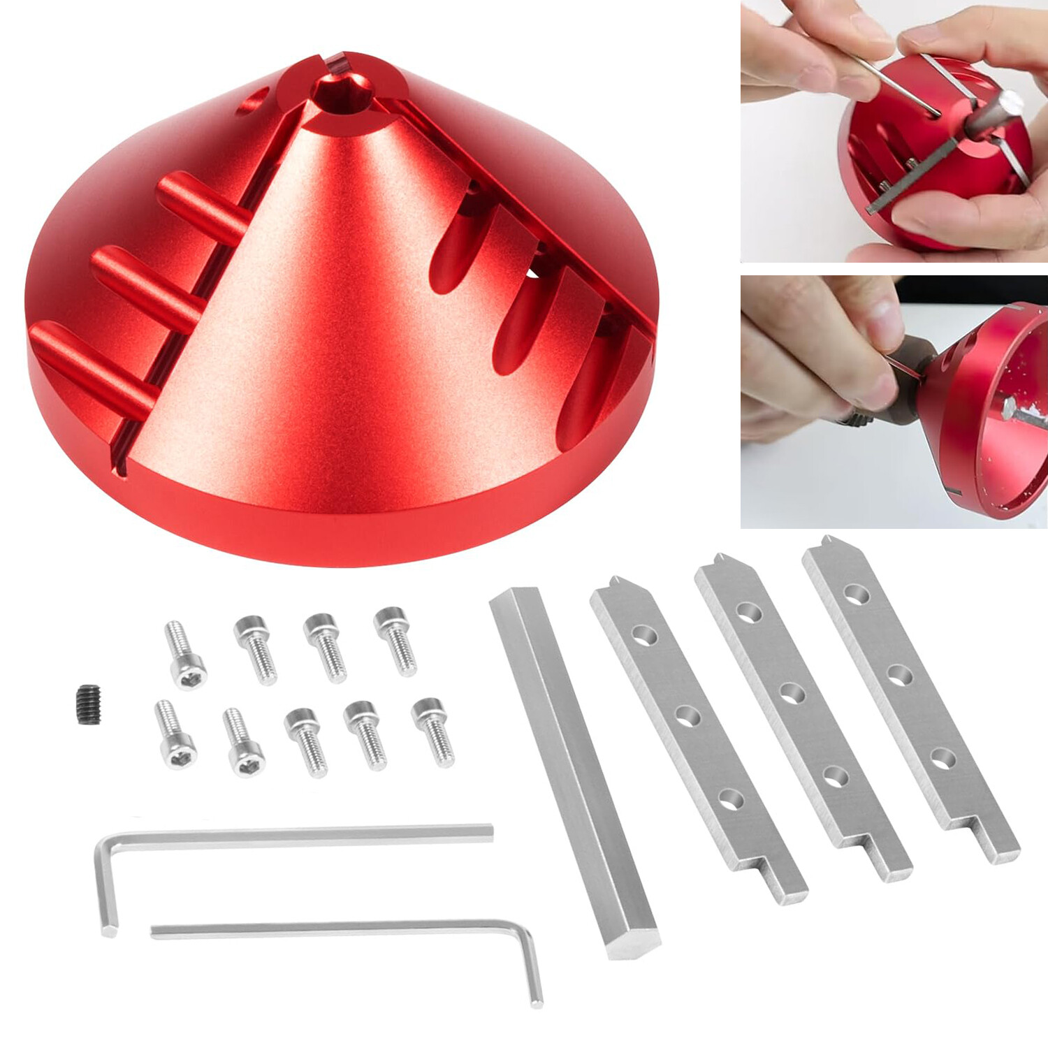 2 in 1 PVC Deburring Tool, Inner/Outer Chamfer Tool Fit for PVC/CPVC/ABS/PP Pipe