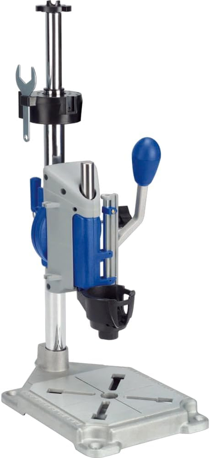 Dremel Drill Press Rotary Tool Workstation Stand with Wrench – Mini Portable Pre