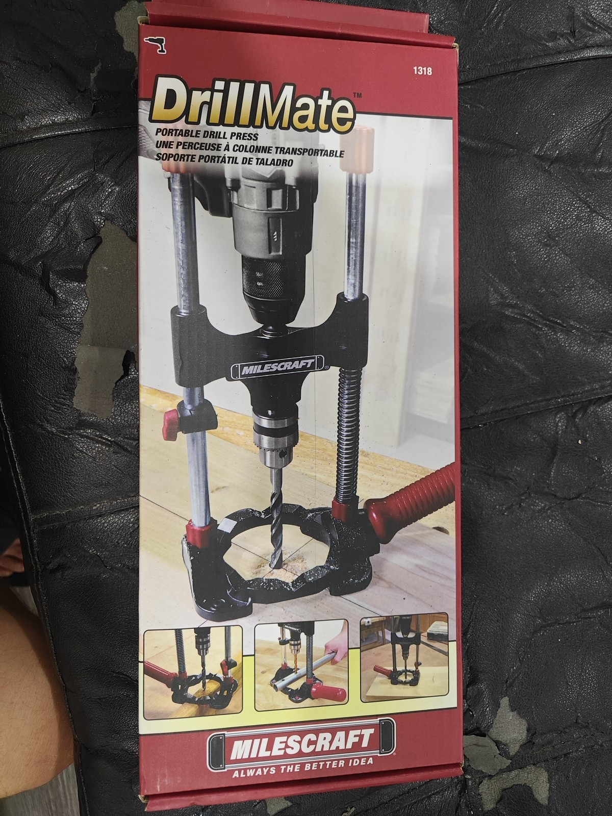 Milescraft 1318 DrillMate Portable Drill Press Drillling Guide Jig Attachment