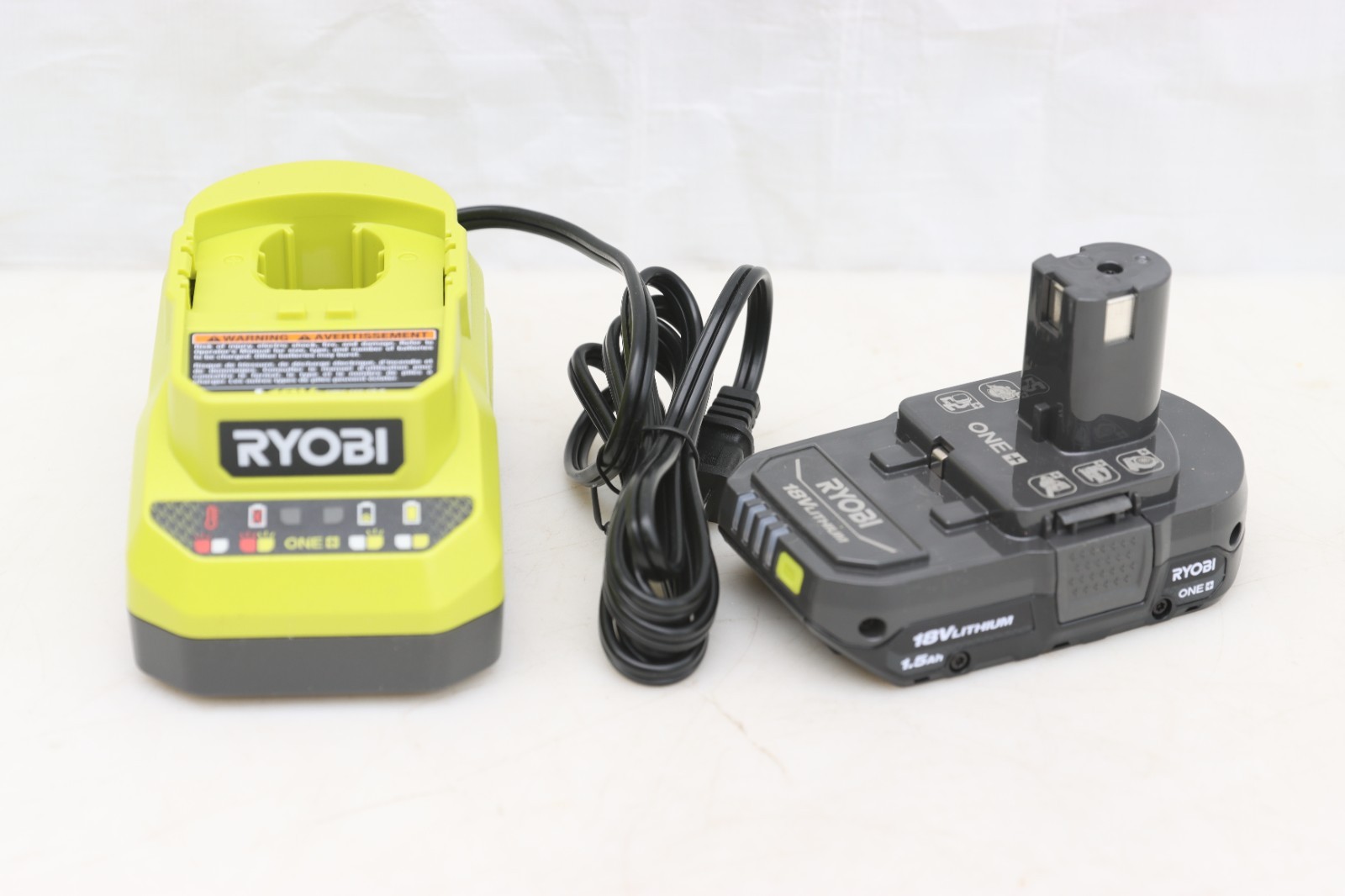 Lightly Used RYOBI ONE+ 18V 3-Tool Compact Recreation Kit (PCL1303K1)