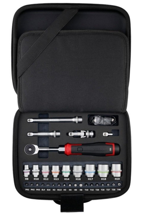 VESSEL Electric Ball Ratchet Wrench Set 400ER3-1M Socket Adapter Magnet JDM