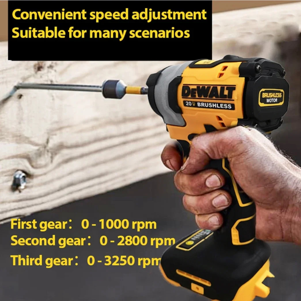 DEWALT DCF850 Impact Driver Electric Driver 20V Brushless Cordless 3250RPM…