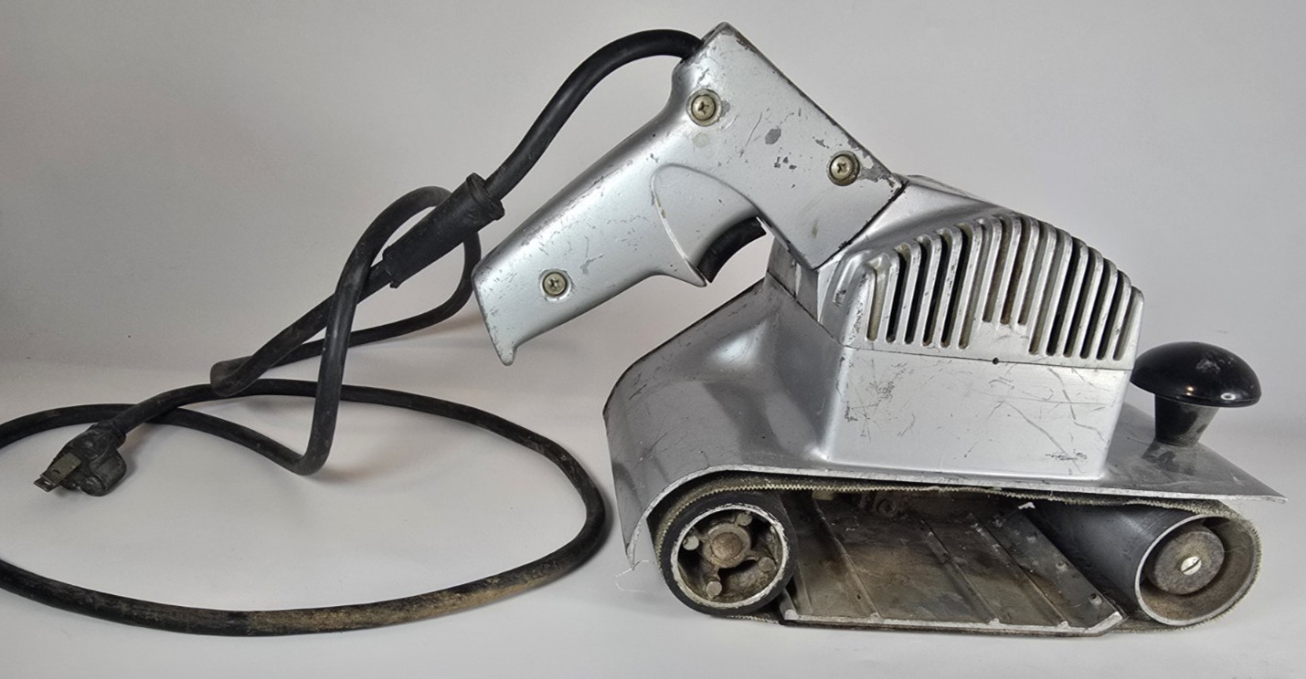 Vintage Shopmate 4&Prime; Belt Sander Model 1860 Type 1 USA Cast Aluminum 8.0 Amp 115V