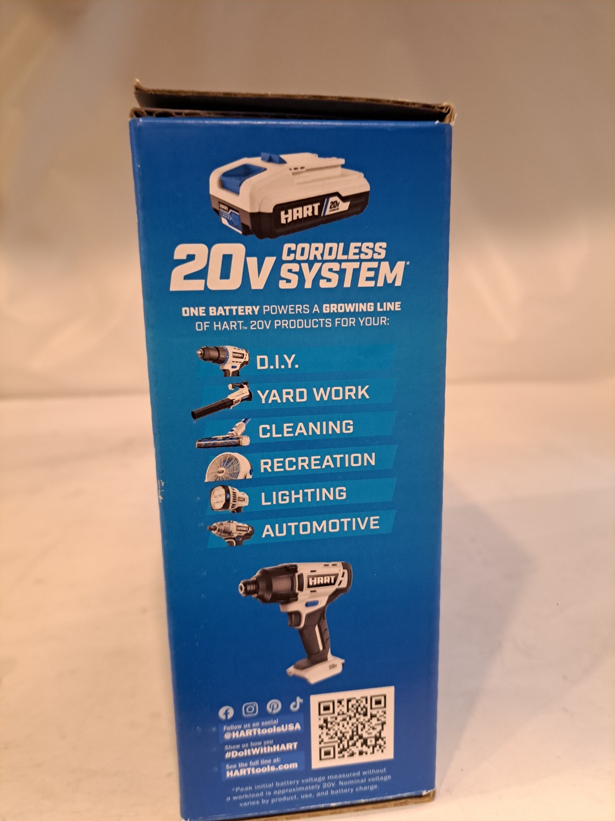 Hart HPID02 20-Volt Cordless Impact Driver (Tool Only) New !!!