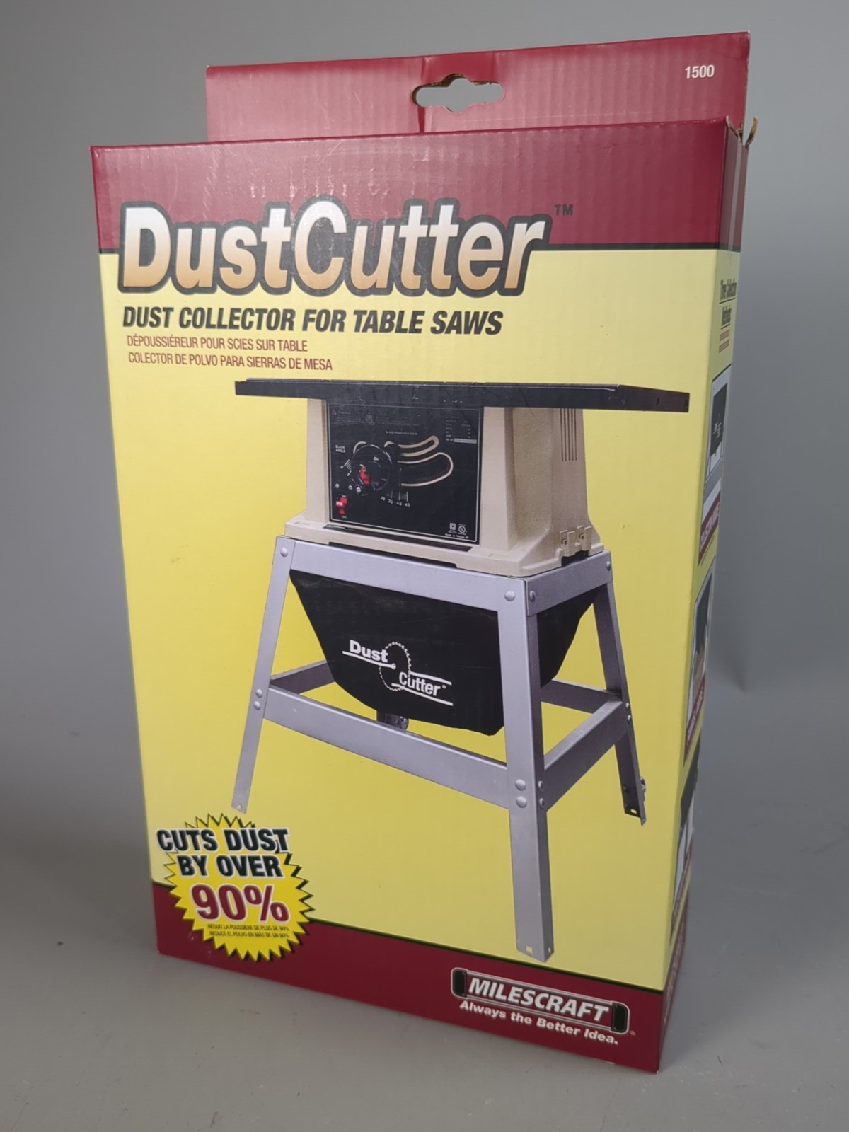 Table Saw Dust Collector System Milescraft DustCutter M1500P1