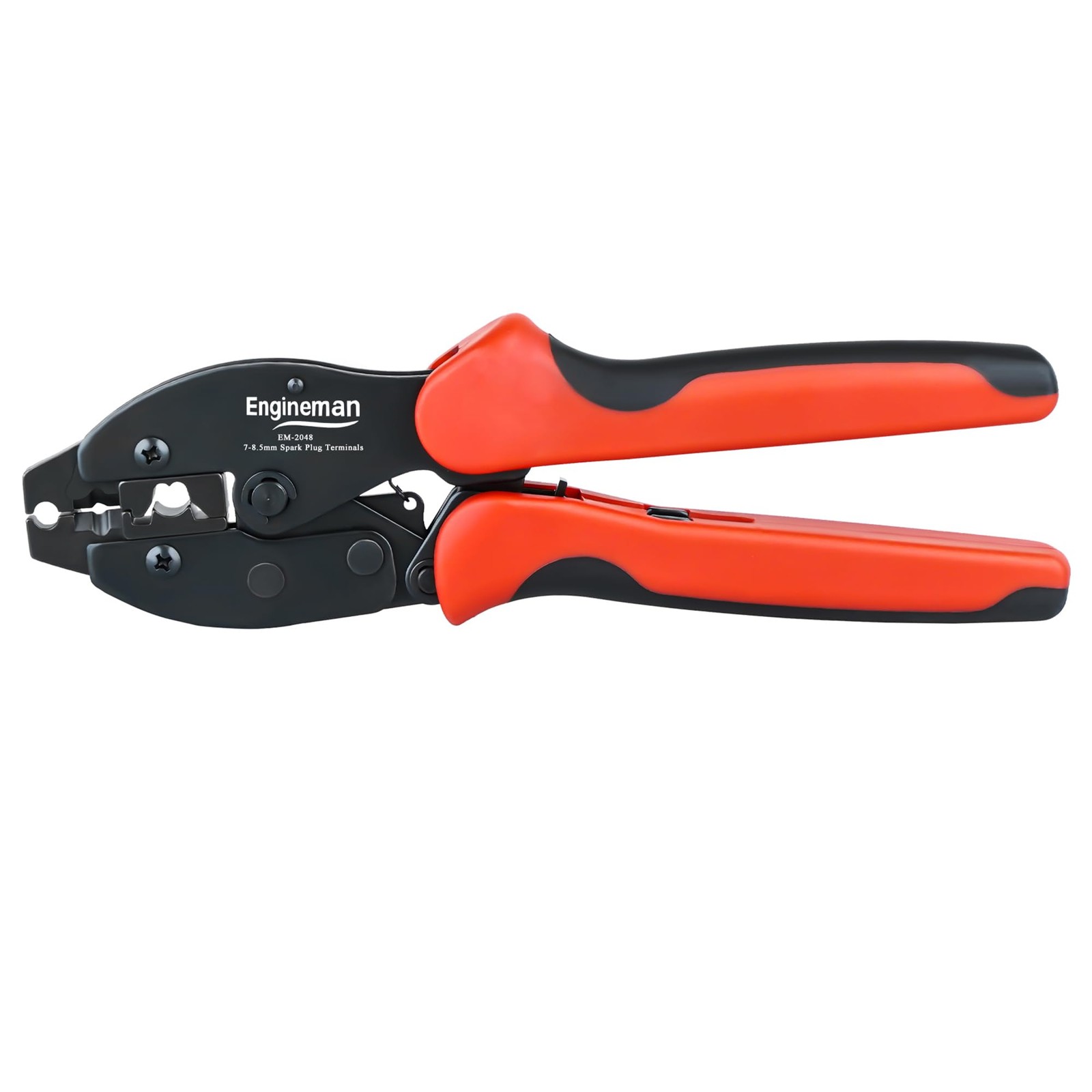 ENGINEMAN Spark Plug Wire Crimper, Crimping Pliers 7-8.5mm, Black and Yellow