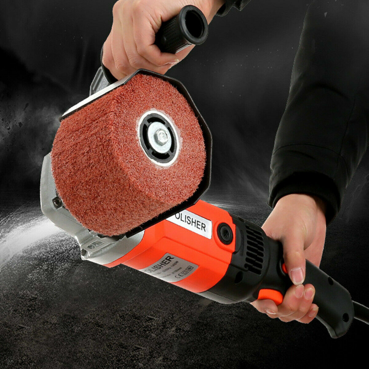 1400W Electric Metal Wood Burnishing Drawing Machine Polisher Burnisher Sander