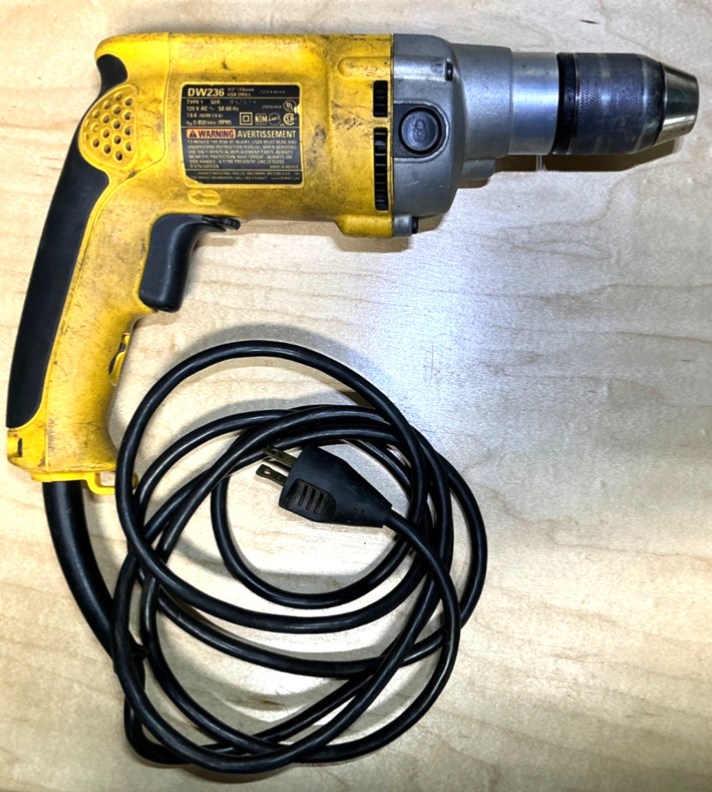 DEWALT Corded Electric VSR 1/2&Prime; 13MM, NSN 5130-01-451-7234 PN DW236